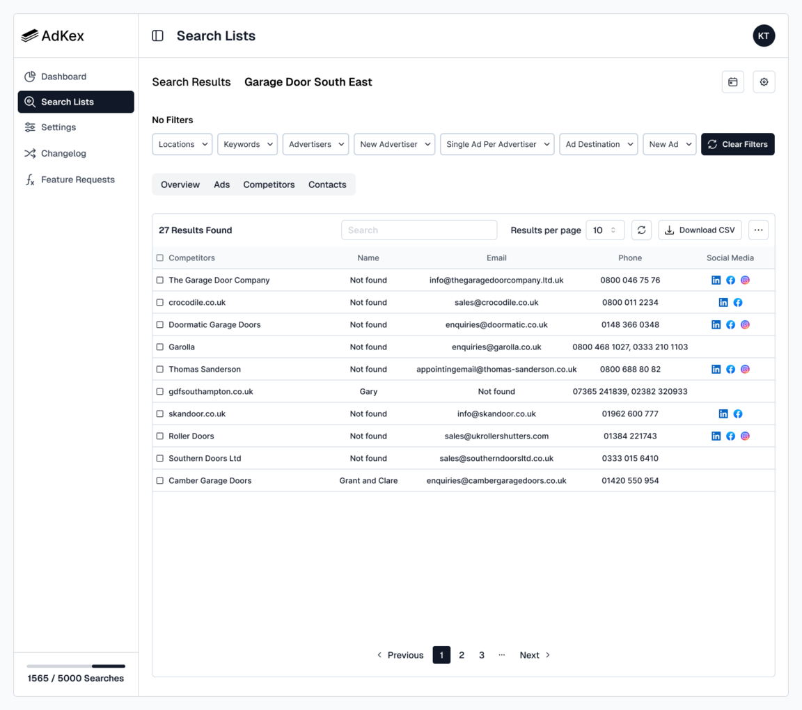 List Building solution